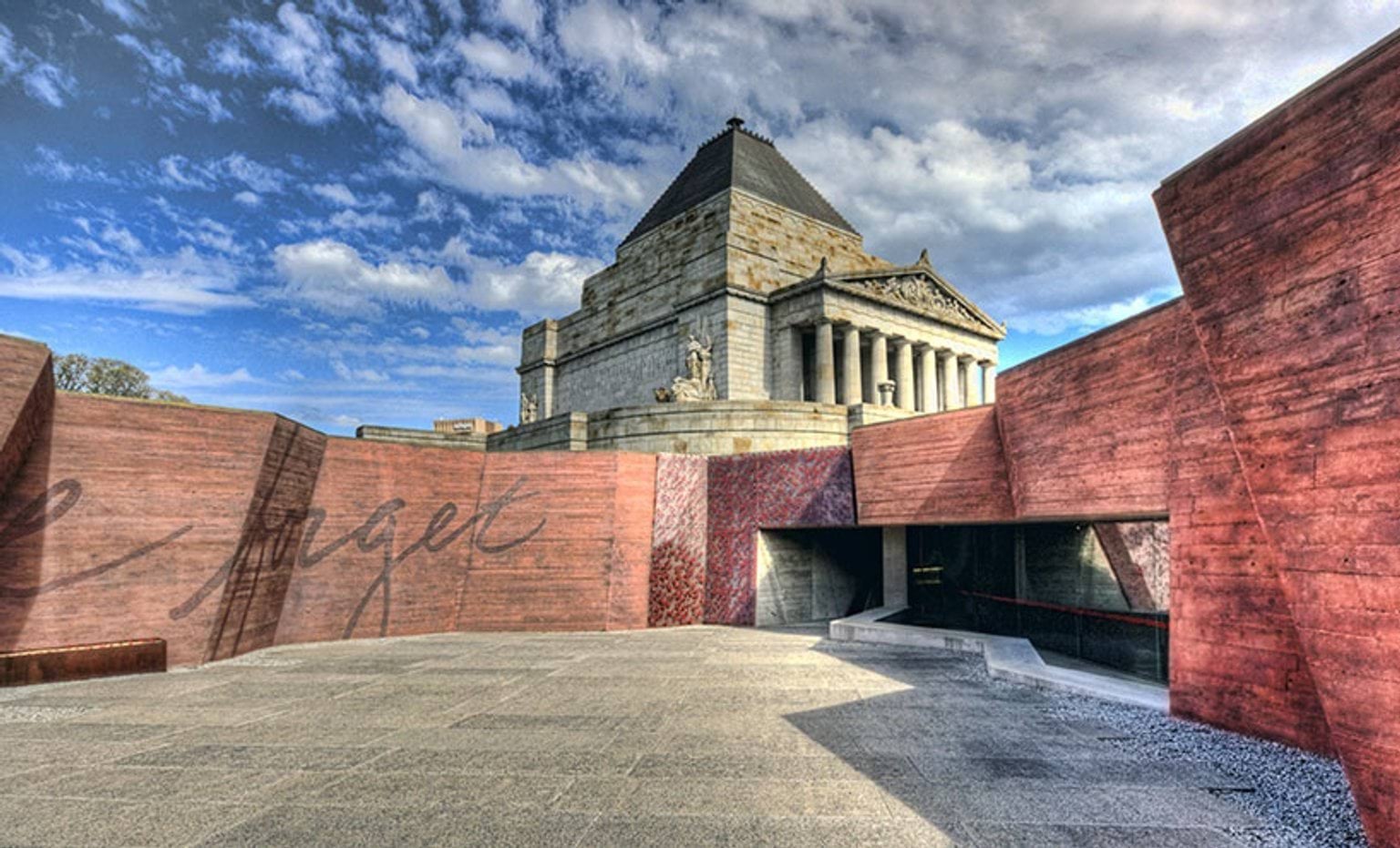 About the Shrine Wojtek Gurak The Shrine of Remembrance Visitor Centre Courtyard