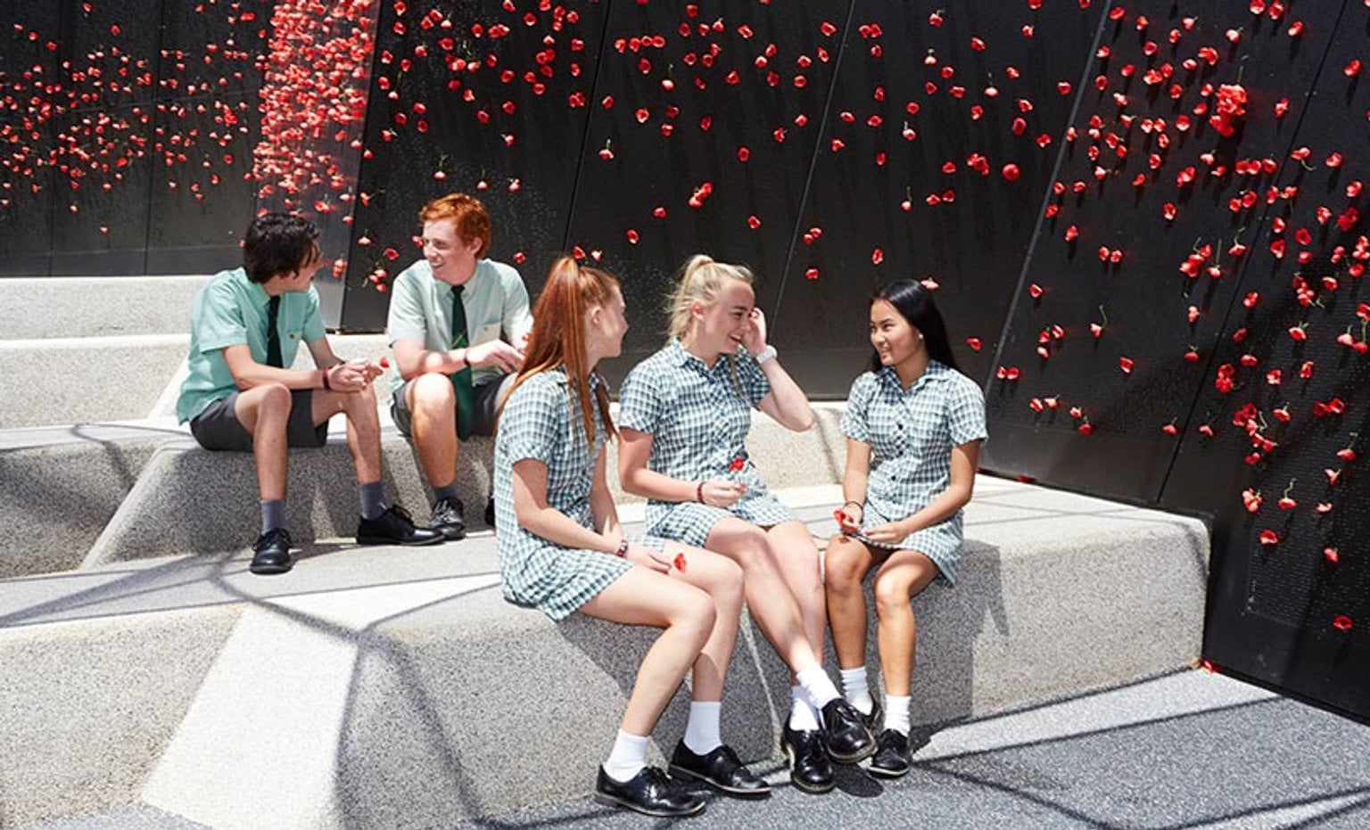 Students talking Students talking