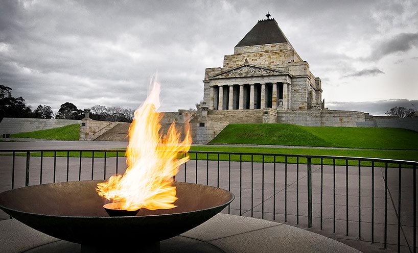 The Shrine's Second World War Forecourt