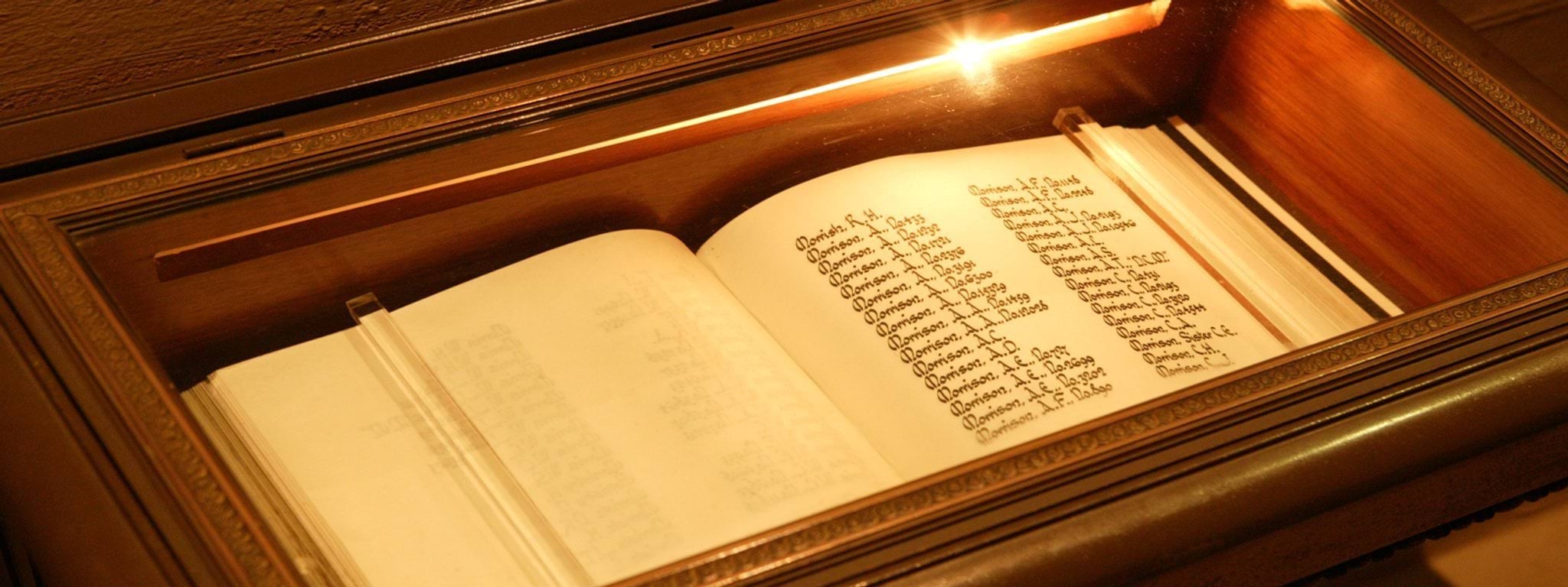 Shrine Books of Remembrance Names of serving personnel in the First World War