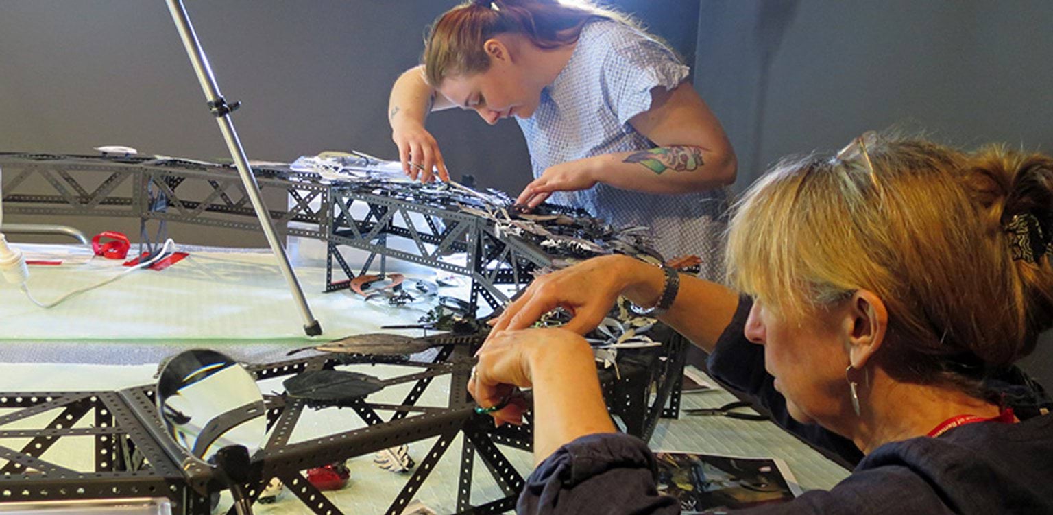 Flowers of War installation