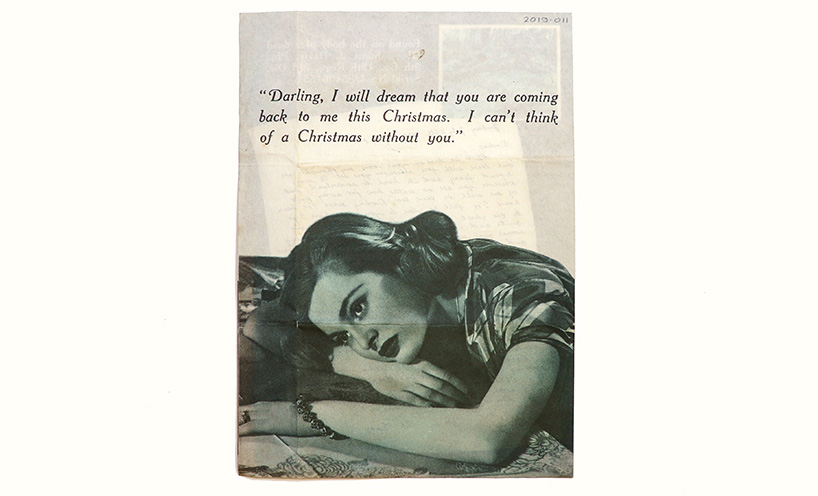 ‘Darling, I will dream that you are coming back to me this Christmas’ 1953 