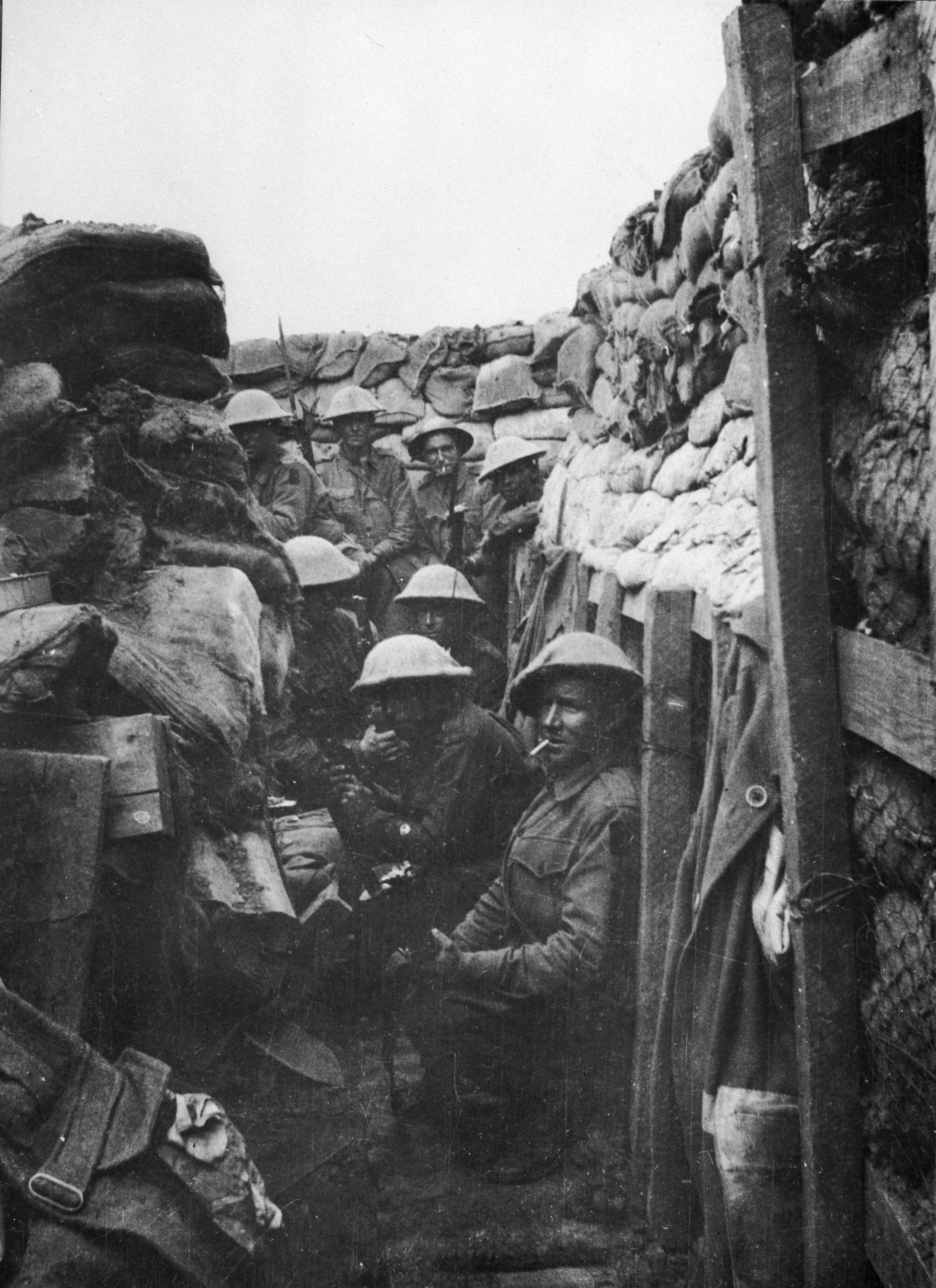 Men of the 53rd Battalion before the attack at Fromelles 