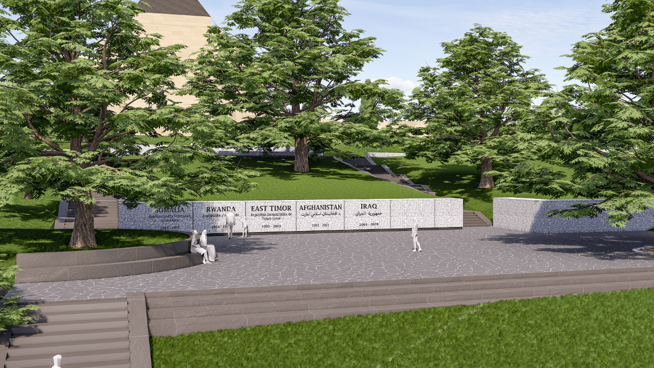 Render of Memorial Extension